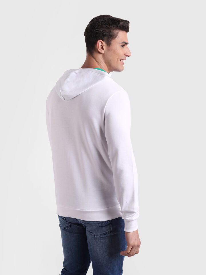 Basic Hoodie With Print image number 3